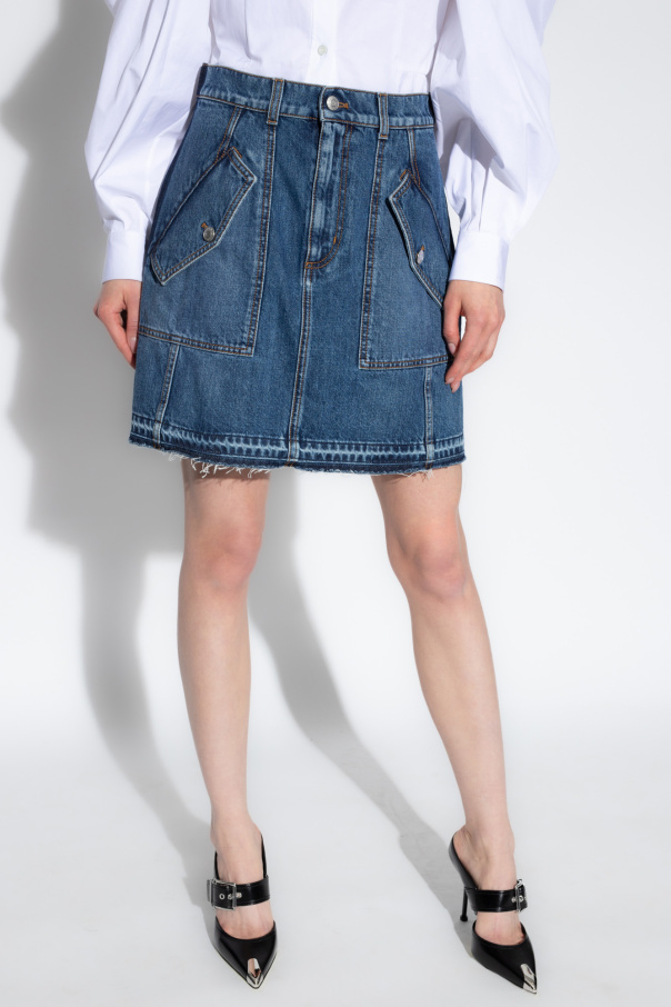 スカート alexander mcqueen SS24 Denim skirt (780574QMACL 4109) 3.jpg